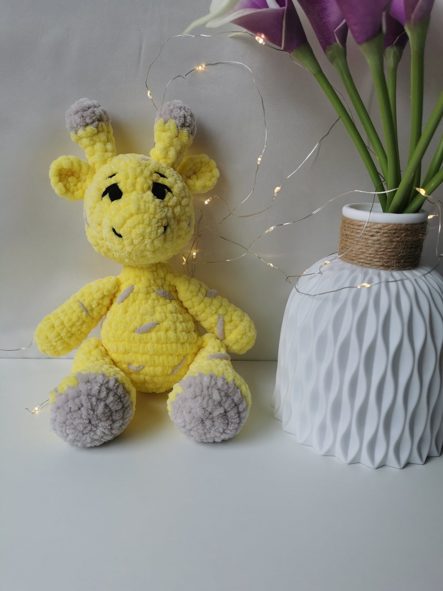 Handmade Amigurumi Plush Giraffe Toy