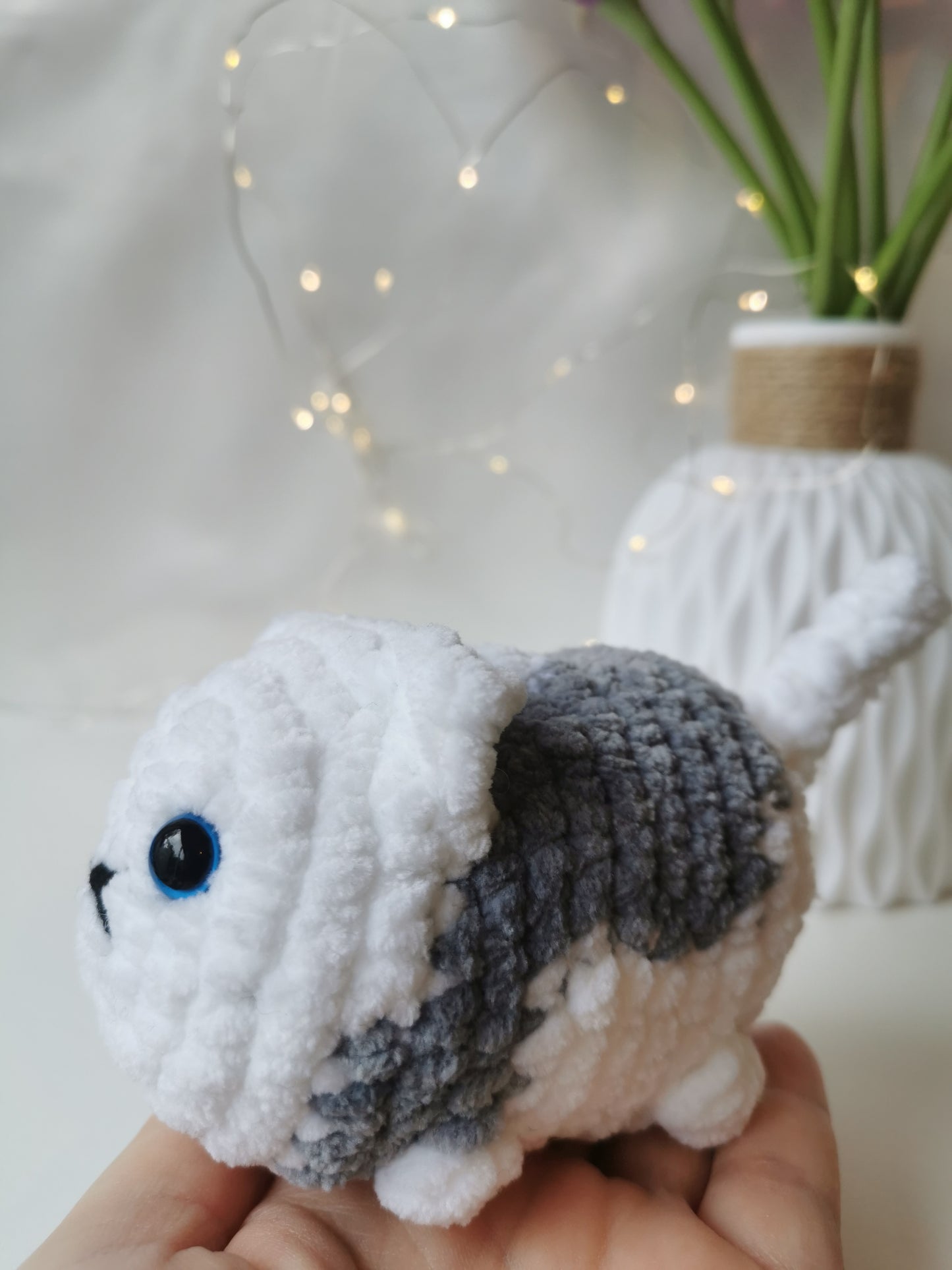 Handmade Amigurumi Plush Chunky Cat Toy