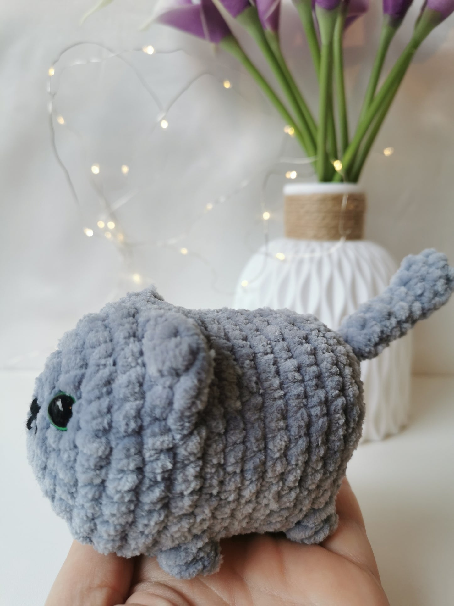 Handmade Amigurumi Plush Chunky Cat Toy