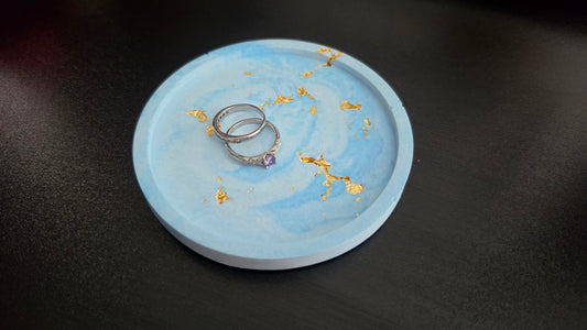 Handmade POP Small Trinket tray for jewellery and home decor