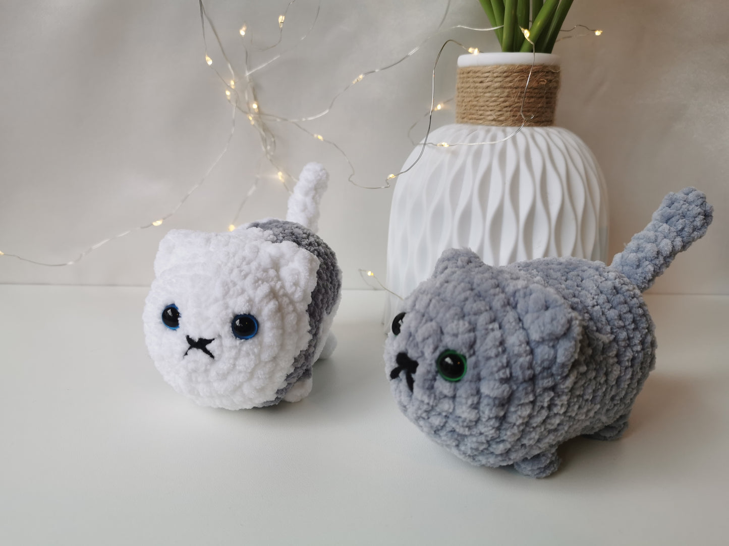 Handmade Amigurumi Plush Chunky Cat Toy