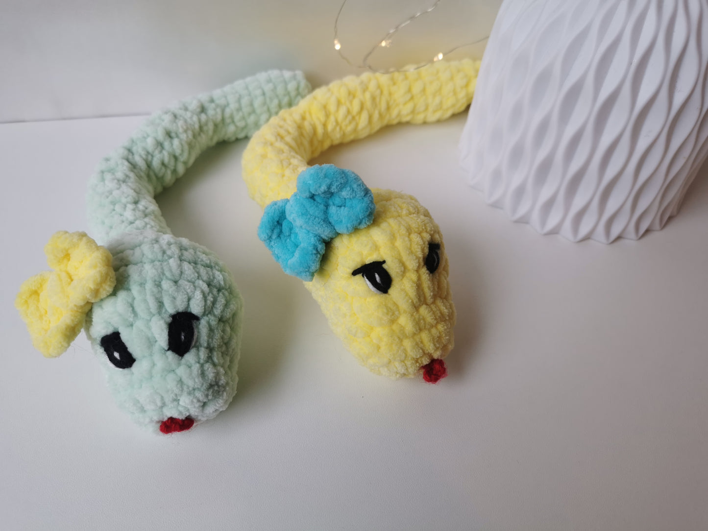 Handmade Amigurumi Plush Snake Toy