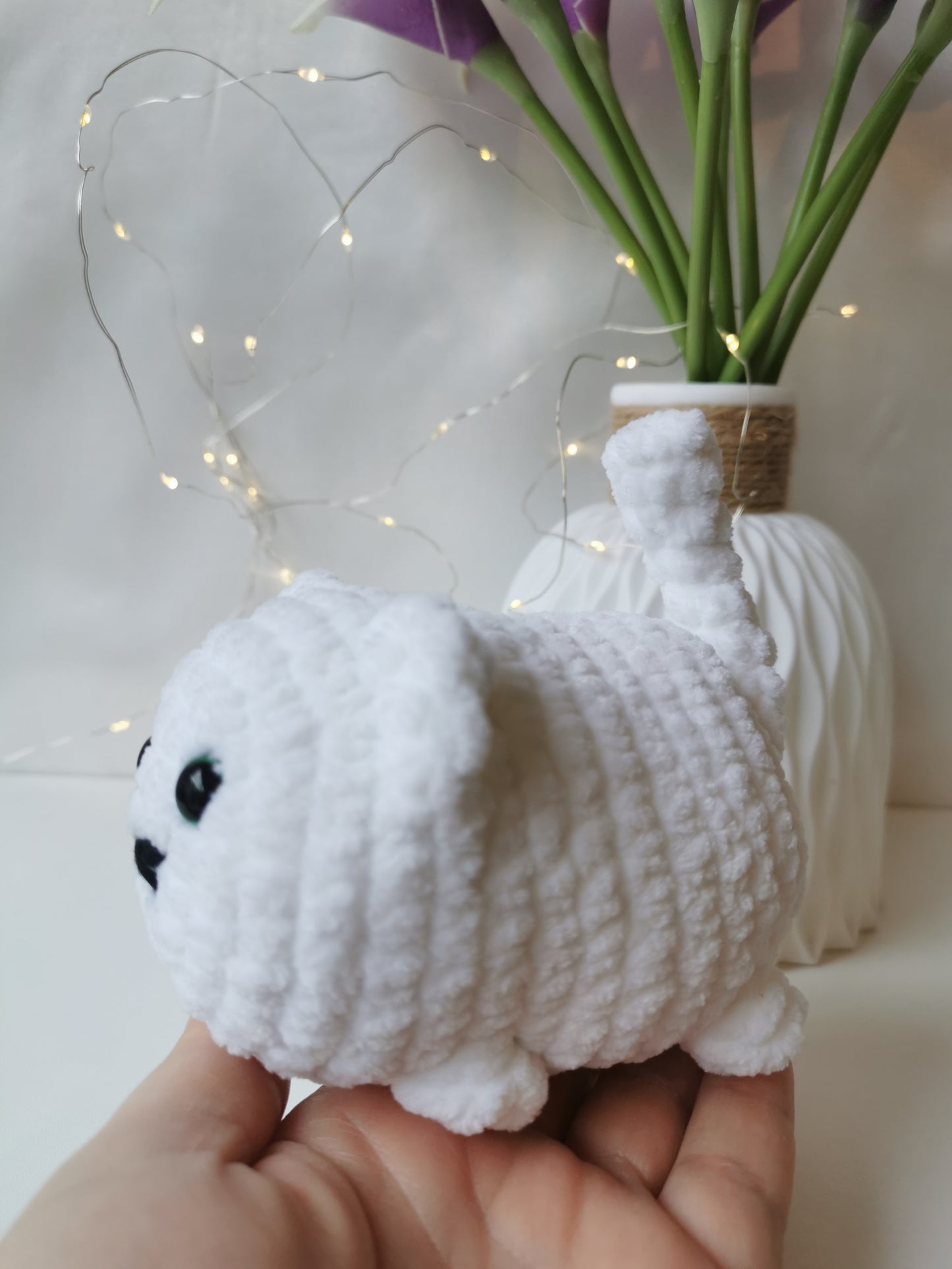 Handmade Amigurumi Plush Chunky Cat Toy