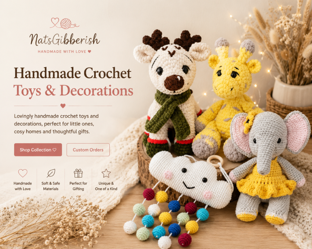 The Story Behind Our Handmade Crochet Toys & Why They Make the Perfect Baby Gift