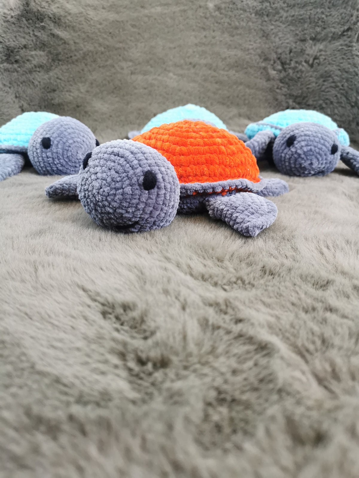 Handmade Amigurumi Plush Turtle Toy - Nat's Gibberish