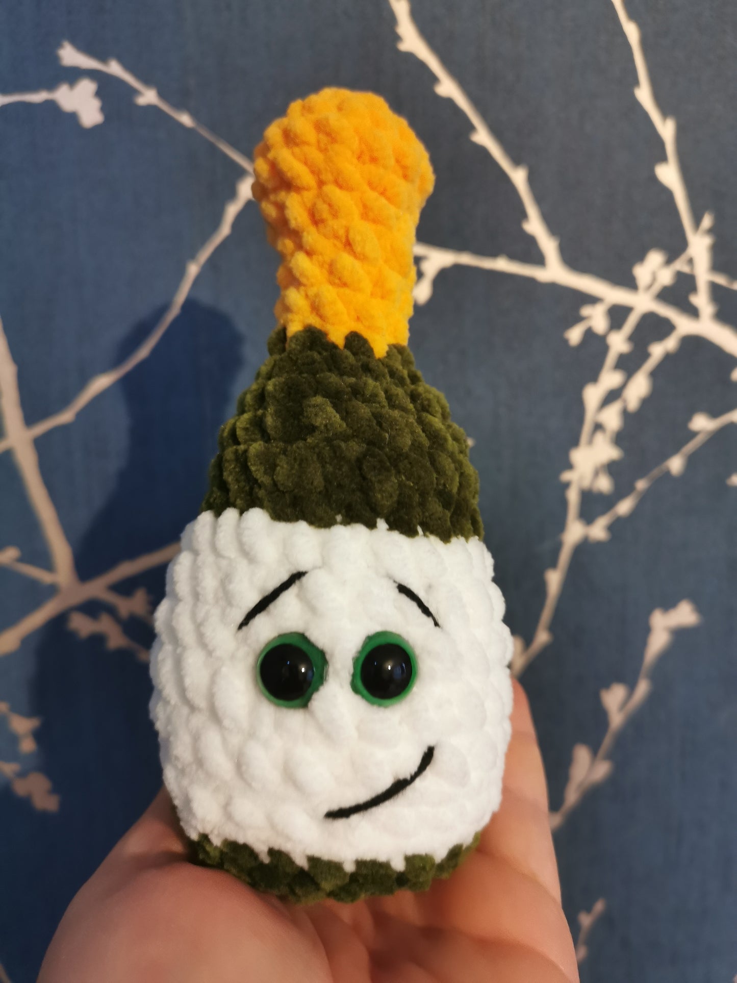 Handmade Crochet Champagne bottle