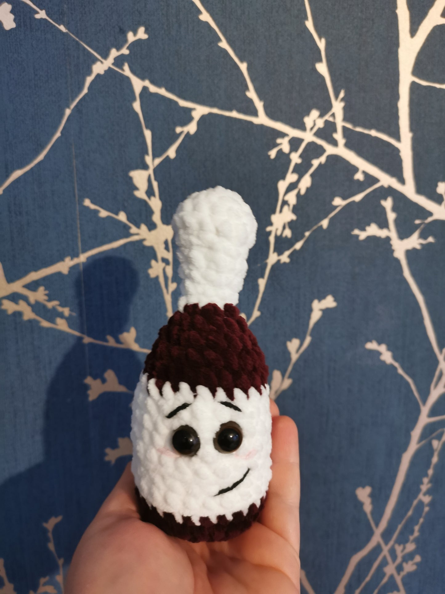 Handmade Crochet Champagne bottle