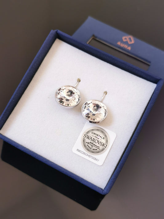 Timeless Elegance drop earrings made with Swarovski Crystals