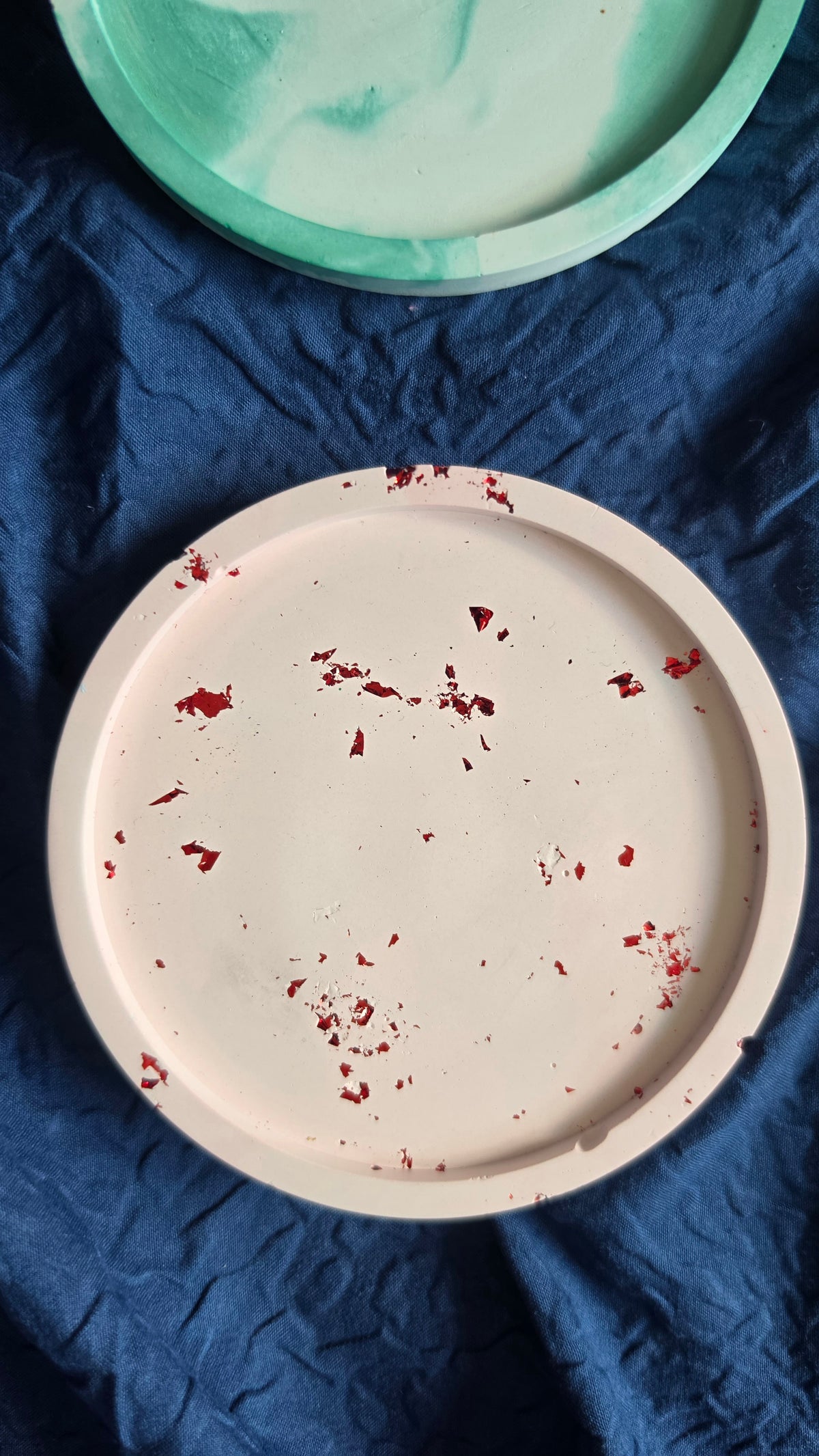 Handmade POP Small Trinket tray for jewellery and home decor