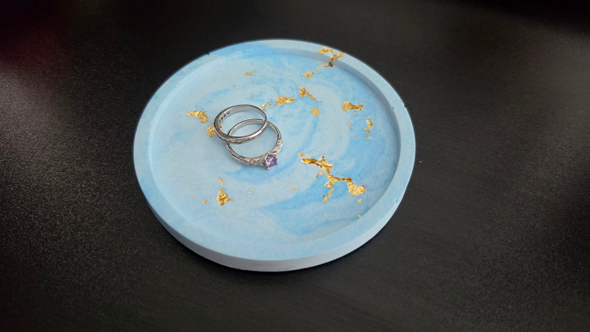 Handmade POP Small Trinket tray for jewellery and home decor