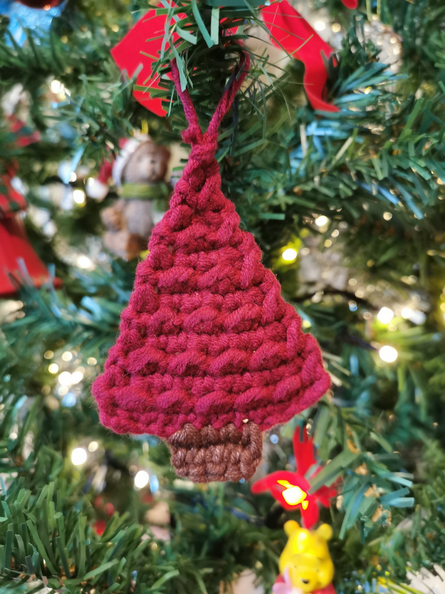 Christmas Tree Ornaments - Handmade Crochet decorations