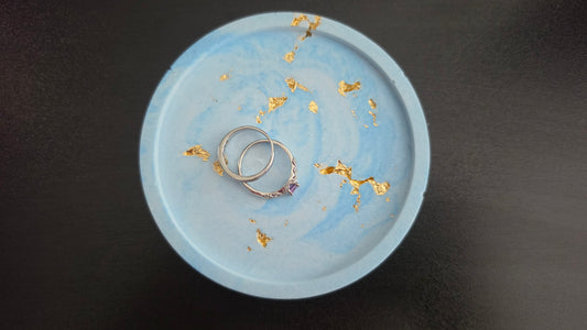 Handmade POP Small Trinket tray for jewellery and home decor