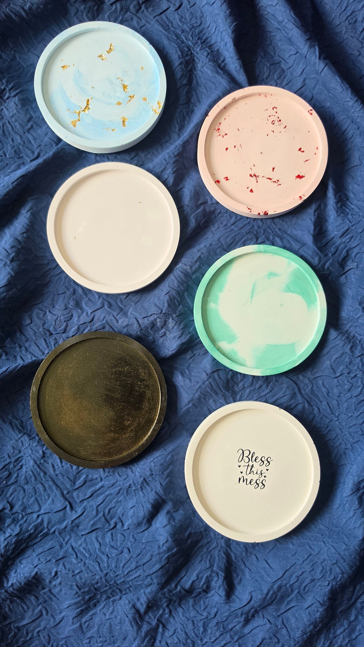 Handmade POP Small Trinket tray for jewellery and home decor
