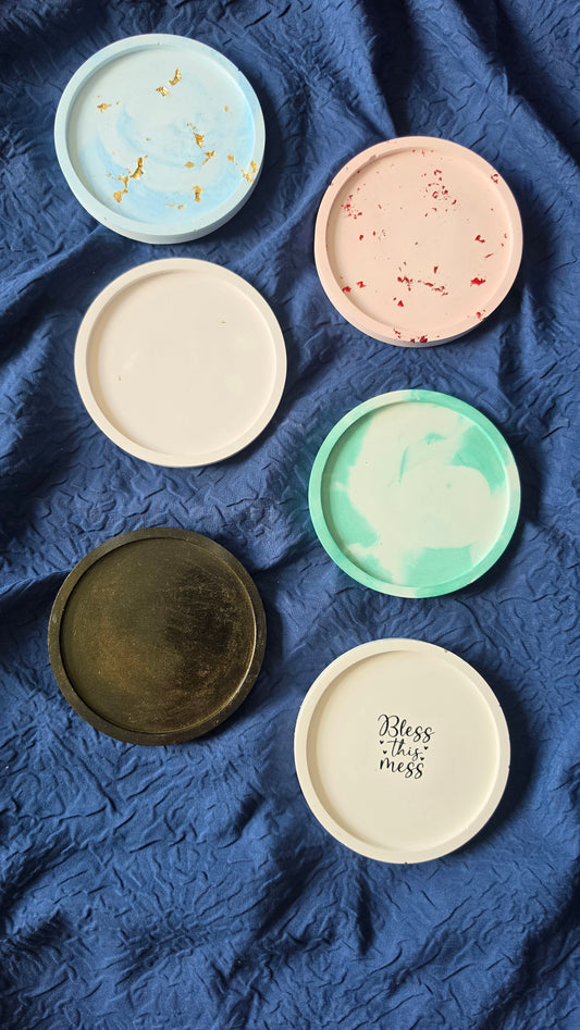 Handmade POP Small Trinket tray for jewellery and home decor
