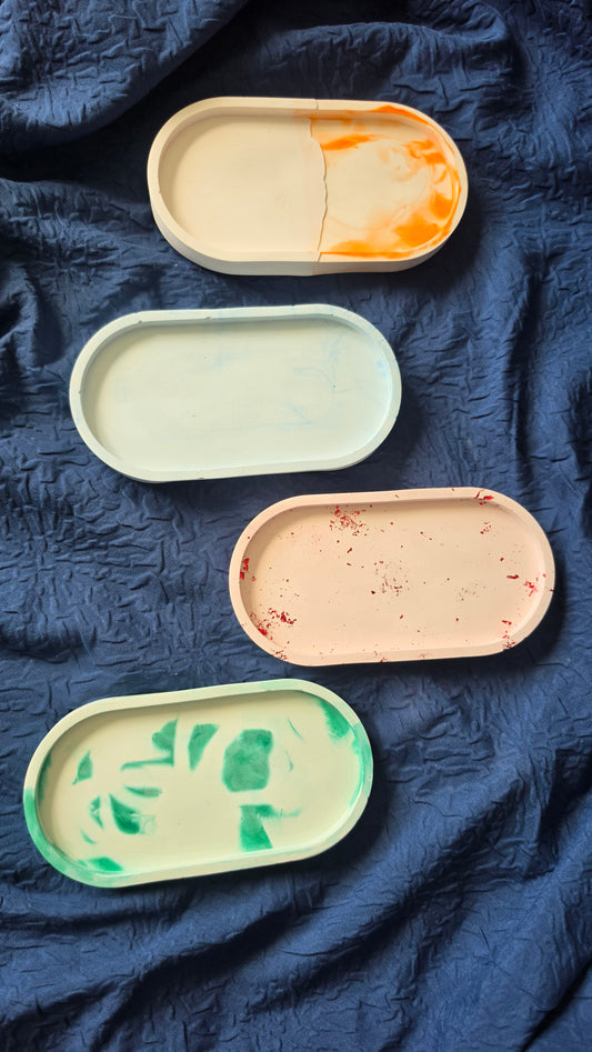Handmade POP Trinket tray for jewellery and home decor